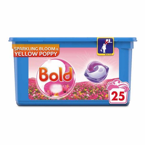 Detergent capsule universal Bold All in 1 cu Lenor Sparkling Bloom  Yellow Poppy 25 buc 602.5 g