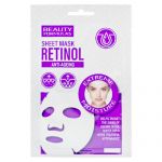 Masca faciala servetel anti-ageing cu retinol Beauty Formulas Retinol Face Mask