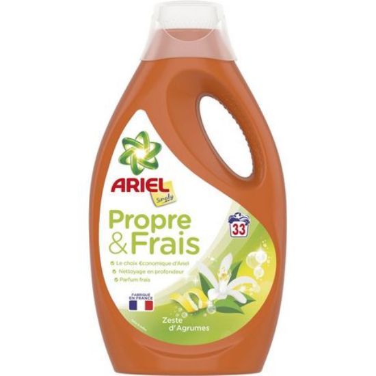 Detergent lichid universal Ariel Simply Propre  Frais Coaja de Citrice 33 spalari 1815 ml