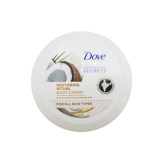 Crema de corp cu ulei de cocos si lapte de migdale Dove Restoring Body Cream 250 ml