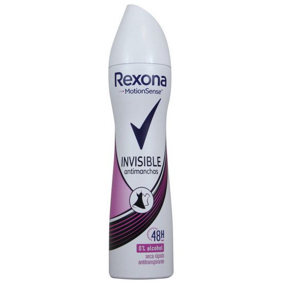 Deodorant antiperspirant spray Rexona Invisible Antimanchas 48H 200 ml
