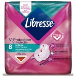 Absorbante intime Libresse V-Protection Ultra+ extra long 8 buc