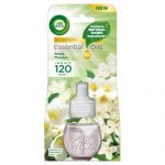 Odorizant camera Air Wick Essential Oils White Flowers mono electric rezerva 19 ml