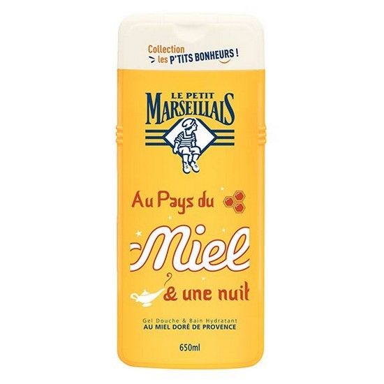 Crema de dus si baie hidratanta cu miere Le Petit Marseillais Au Pays du Miel  une nuit 650 ml