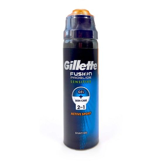 Gel de ras Gillette fusion Proglide Sensitive 2in1 Active Sport 170 ml