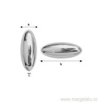 oval beads,argint .925 9.7 mm  cod ag054