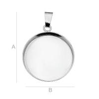 925 sterling silver pendant accessory A=31.00 mm, B=21.00 mm