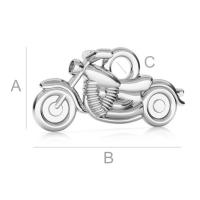 charm motocileta, argint 925 A7,30 mm B15,00 mm C2,00 mm