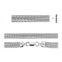Silver bracelets 19 cm 