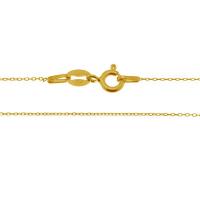 chain 45 cm gold 14k au585 plated with 24k gold