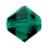 Biconic Preciosa 4mm emerald
