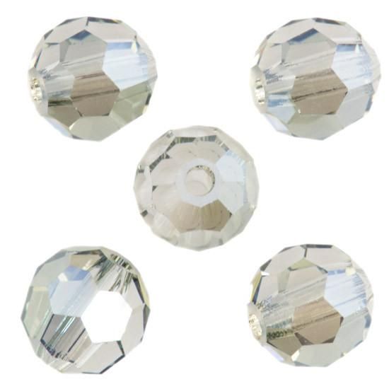 Margele rotunde Preciosa  6 mm crystal ab