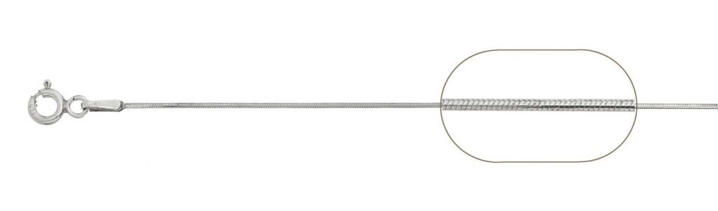 lant argint 925 snake 42 cm, greutate 1,58 grame