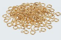 clasps 8k gold plated with 18k gold 4.5 mm, maximum opening 0.8 mm