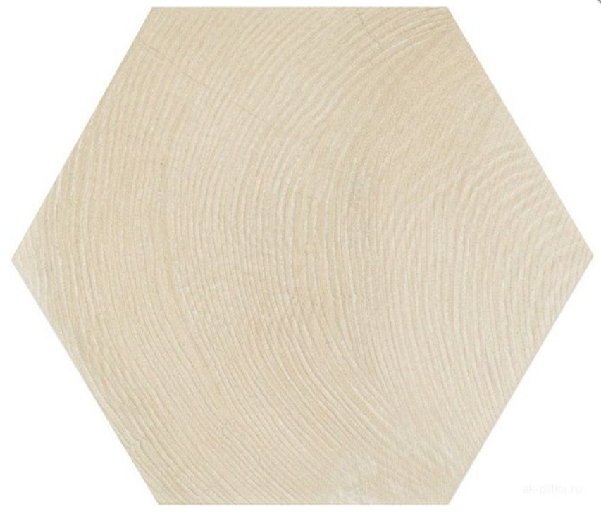 Hexawood white 17.5x20