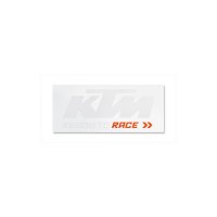 KTM VAN STICKER WHITE/ORANGE