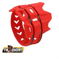 Fm-Parts Universal Exhaust Protection Red 