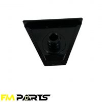 Fm-Parts Aluminium Seat Mount Bracket KTM EXC 2024-2026 Black