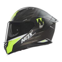 Casca Nox N401 Black/Yellow Fluo Mat
