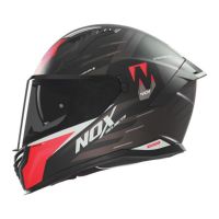 Casca NOX  FULL FACE Culoare BLACK/WHITE/RED Marime 