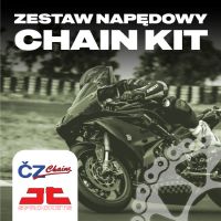 KIT LANT CZ  KAWASAKI ER-6F / ER-6N '06-'16, KLE 650 VERSYS '07-'24, EX 650 NINJA '13-'25, Z 650 '17-'25 (15/46/520DZX-114SL)