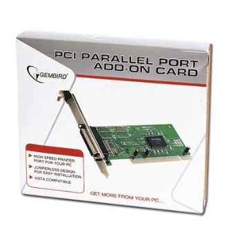 Card PCI 2.1 32-biti Adaptor la 1x Paralel, chipset MCS9835, GEMBIRD (LPC-1)