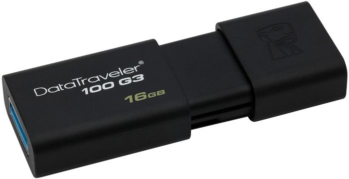 USB3.0  16GB KINGSTON DATA TRAVELER Capless  (DT100G3/16GB)