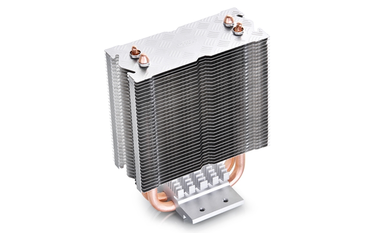 Cooler CPU DeepCool Iceedge Mini FS v2.0, Universal, ventilator 80mm, aluminiu, 2x heatpipe (Iceedge Mini FS v2.0)