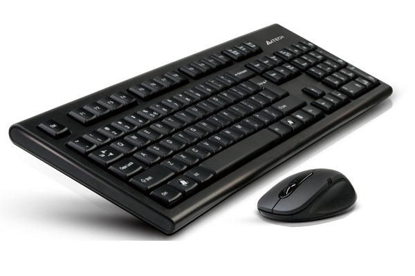 Kit tastatura+mouse Wireless A4TECH Padless, black (7100N)