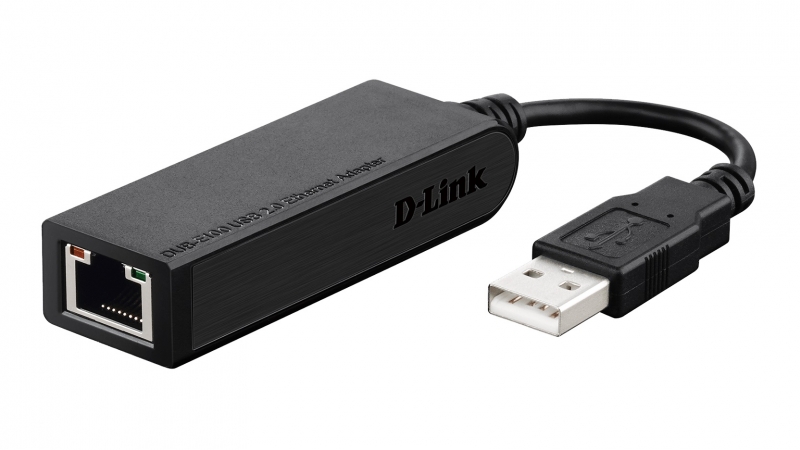 Adaptor USB2.0 la RJ-45, (T/M), D-LINK (DUB-E100)
