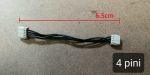 Cablu alimentare sursa PS4 - 4 pini - 6.5 cm