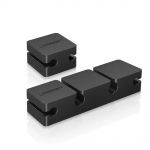 Organizator cabluri Ugreen - 3+1, dublu adeziv 3m, pentru 6 cabluri - Negru (70585)