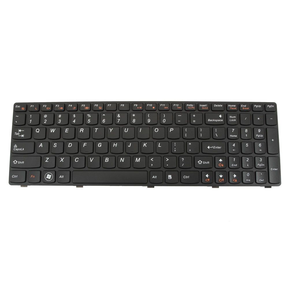 Tastatura laptop Lenovo IdeaPad V570 Y570 OEM neagra MP 10K5 25011800