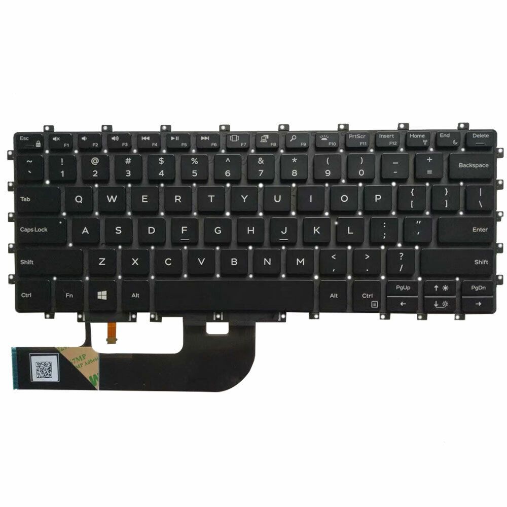 Tastatura Laptop 2 in 1 Dell XPS 15 9575 P73F P73F001 iluminata neagra US
