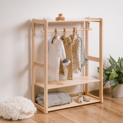 Child clothing rack type B with shelf 