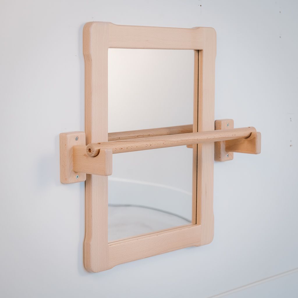 SMALL Mirror with SHORT pull up bar