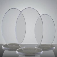 Trofeu sticla acrilica oval 3 marimi
