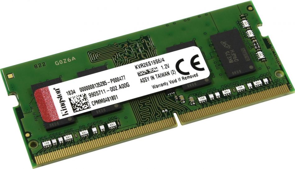 KS DDR4 4GB 2666 KVR26S19S6/4