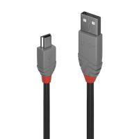 Cablu Lindy 2m USB 2.0 Type A to MiniUSB