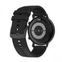 Ceas smartwatch TechONE™ DT96, bratara fitness, ecran Retina, BT 5.0, ritm cardiac, oxigen sange, IP 67, aluminiu, sporturi multiple, 2 curele, negru