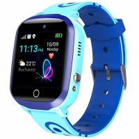 Ceas smartwatch GPS copii TechONE™ Q15, stand by indelungat, localizare LBS+Foto, camera, ecran touch color, rezistent la apa, buton SOS, comunicare bi-directionala, functie telefon, blocare in timpul orei, albastru