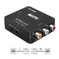 Adaptor convertor HDMI la AV Techone® HDAV-01, 1080p, cu alimentare micro USB, cu sunet, PAL/NTSC, negru