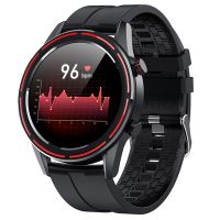 Ceas smartwatch TechONE™ KM02, 1.28 inch HD TFT, multi sport, ritm cardiac, oxigen, temperatura, rezistent la apa, cadran inter-schimbabile incluse, notificari, senzor Bosch, negru