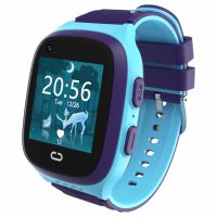 Ceas smartwatch GPS copii Techone™ LT31 4G, 1.4 inch, apel video, camera HD, buton SOS, rezistent la apa, blocare apel, monitorizare spion, Albastru