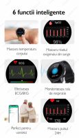 Ceas smartwatch TechONE™ E80, 1.3