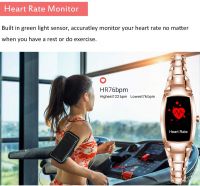 Ceas smartwatch TechONE™ H8 Pro, pentru femei, monitorizare ciclu menstrual, oxigen, ritm cardiac, multi sport, auriu