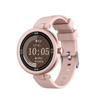 Smartwatch TechONE™ DG Venus, 1.09 inch Ultra Clear, pentru femei, monitorizare ciclu menstrual, ritm cardiac, pedometru, apa ip68, roz