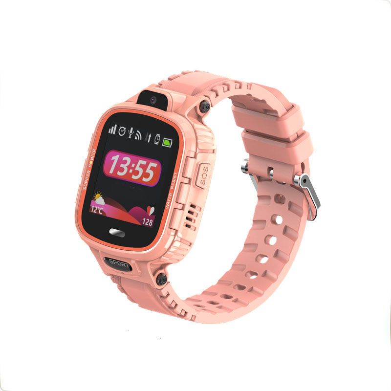 RESIGILAT Ceas smartwatch copii GPS TechONE™ TD26, WiFi + localizare foto, camera foto, rezistent la apa, telefon, buton SOS, alerta ceas desfacut, Roz