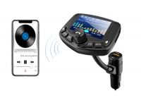 RESIGILAT Modulator FM auto Loosafe® FM38, display color 1.8 inch, microSD, dual quickcharge 3.0, aux in, handsfree, negru