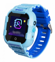 RESIGILAT Ceas GPS copii TechONE™ KT03, rezistent la soc, WiFi, localizare foto, submersibil, telefon, SOS, Albastru